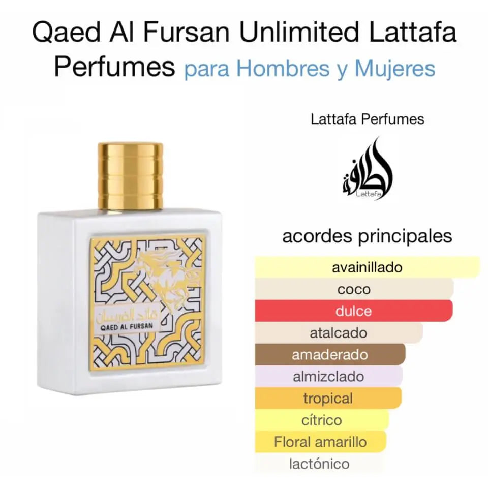 Qaed Al Fursan Unlimited Eau de Parfum 90ml – Lattafa