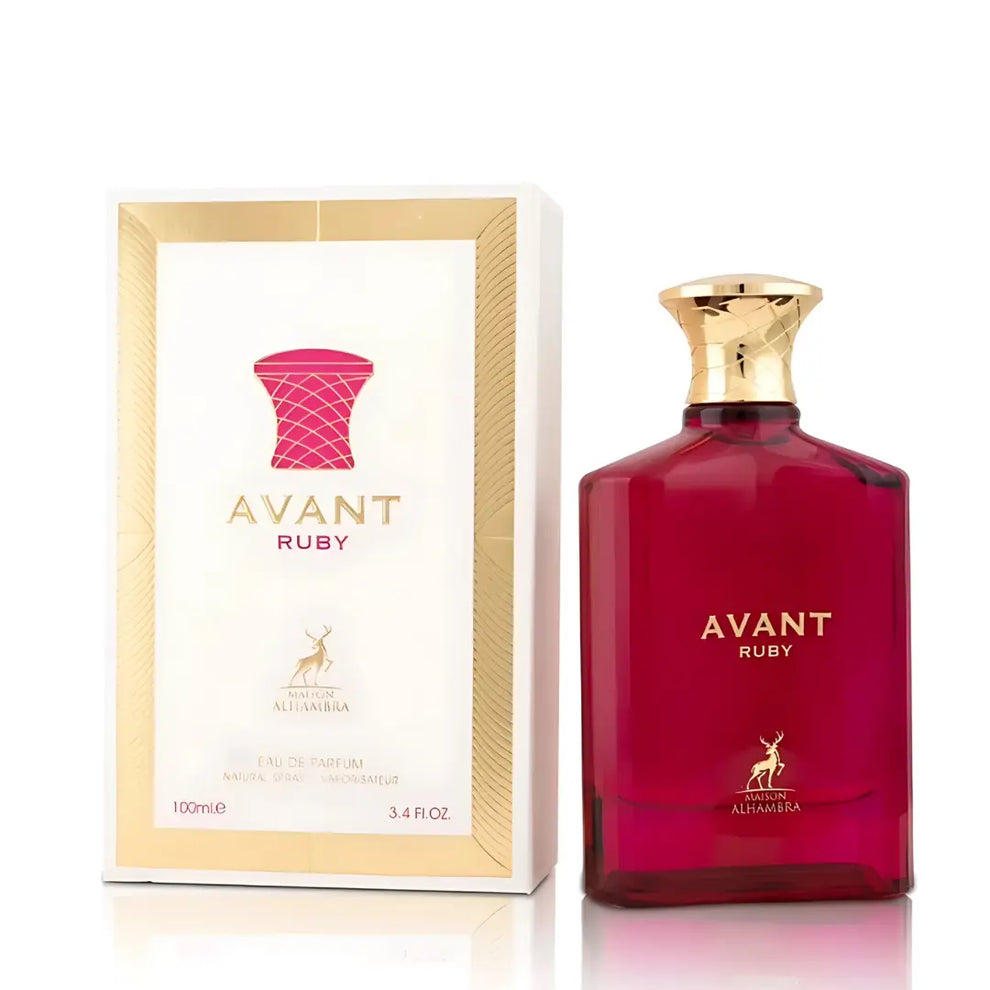 Avant Ruby – Maison Alhambra is an oriental-floral fragrance for women.